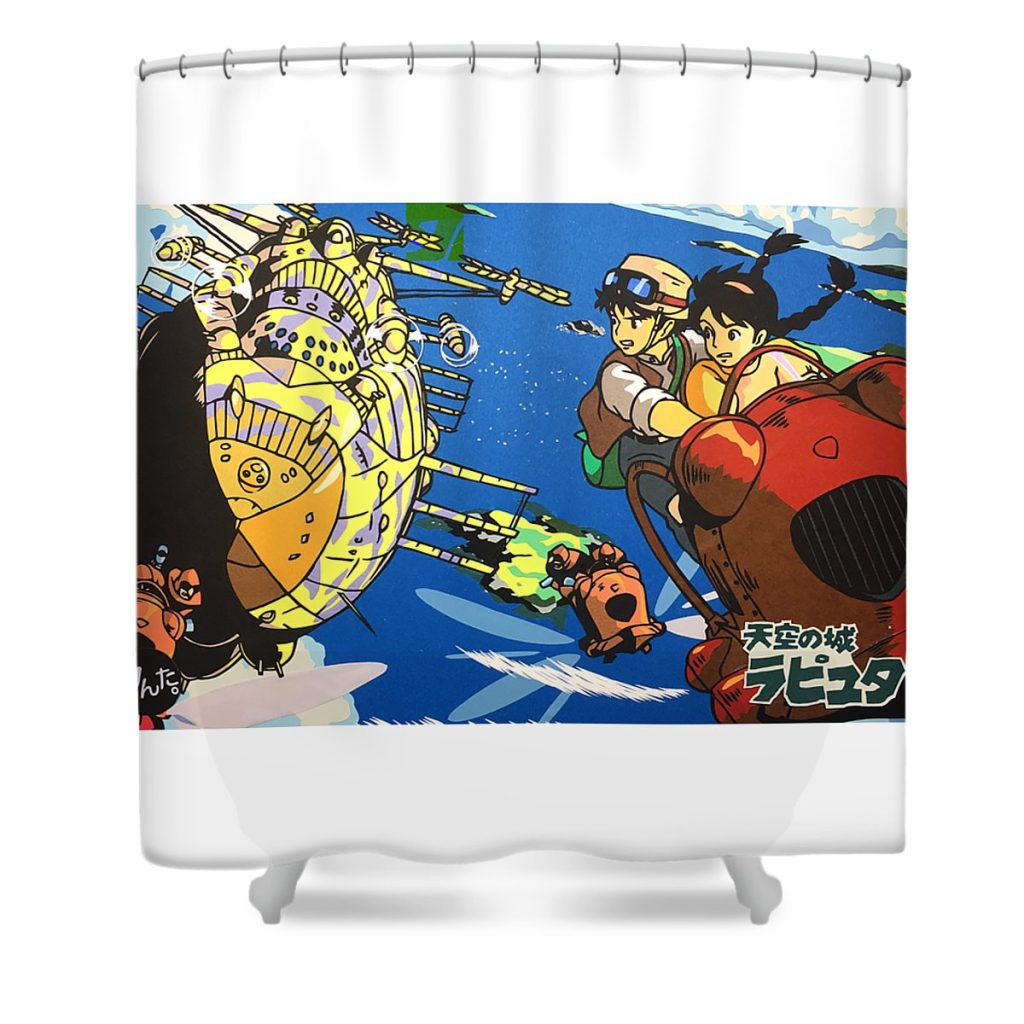 Ghibli War Day Shower Curtain