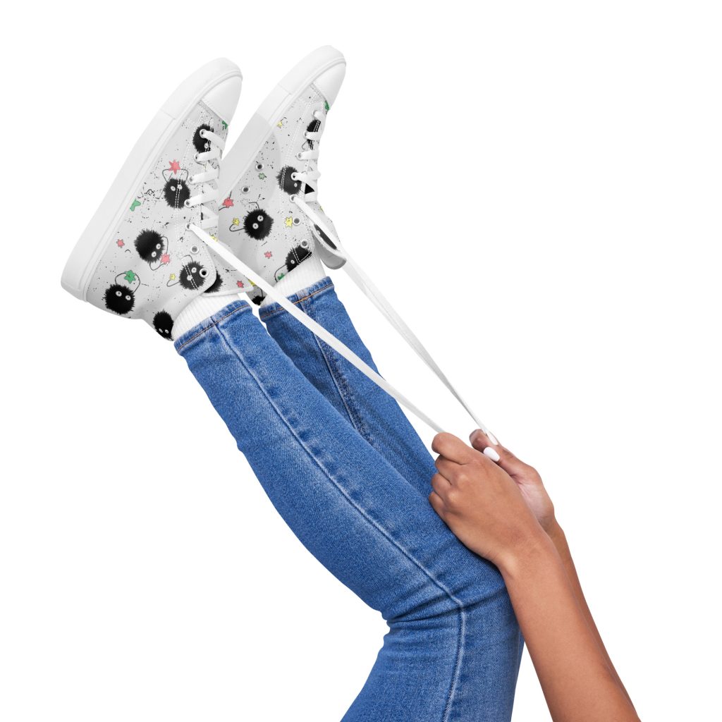 Studio Ghibli Soot Sprites Women's Converse Shoes - Image 2